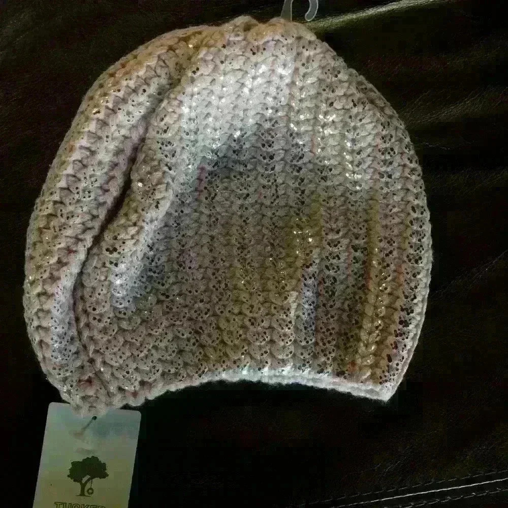 Tucker & Tate Foil Metallic Beanie NWT - Picture 2 of 5